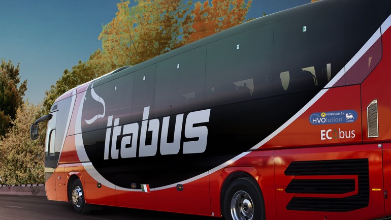 Biocarburante diesel HVOlution di Enilive per Itabus