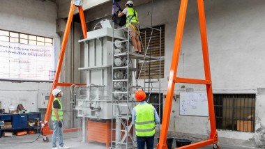 Limenet-Fassa, forno elettrico per la calce