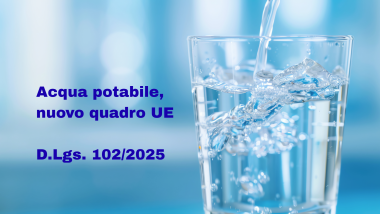 Acqua potabile, nuove regole UE